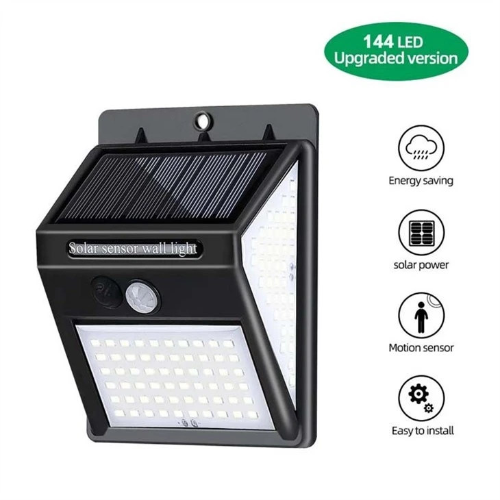 LED Solar Motion Sensing Wall Lights